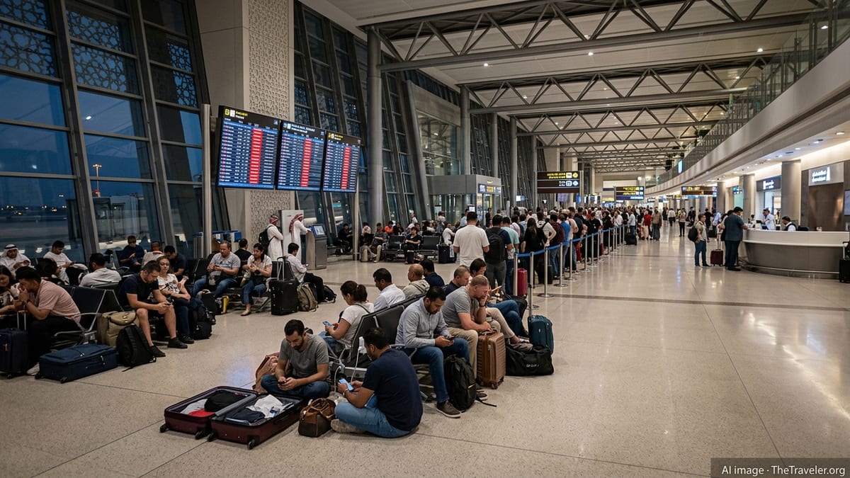 Middle East Airport Chaos: Hundreds Stranded as Disruptions Mount