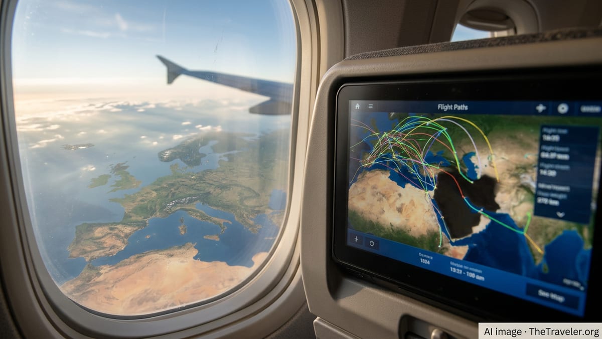 Global Flights Snarled as Middle East Airspace Slams Shut