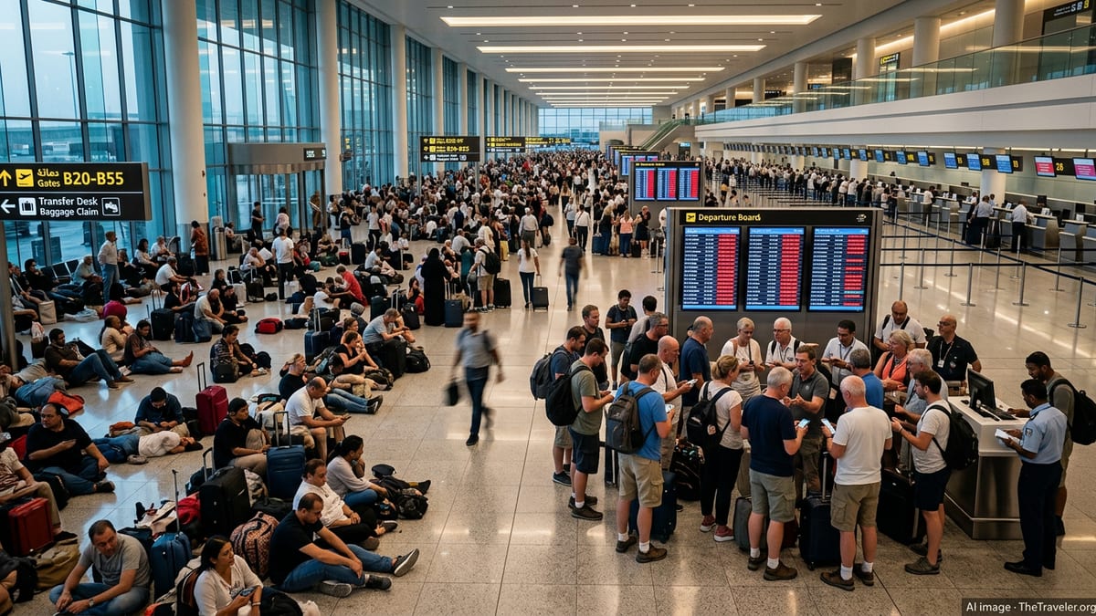 Middle East Airspace Shutdown Strands UK Tourists