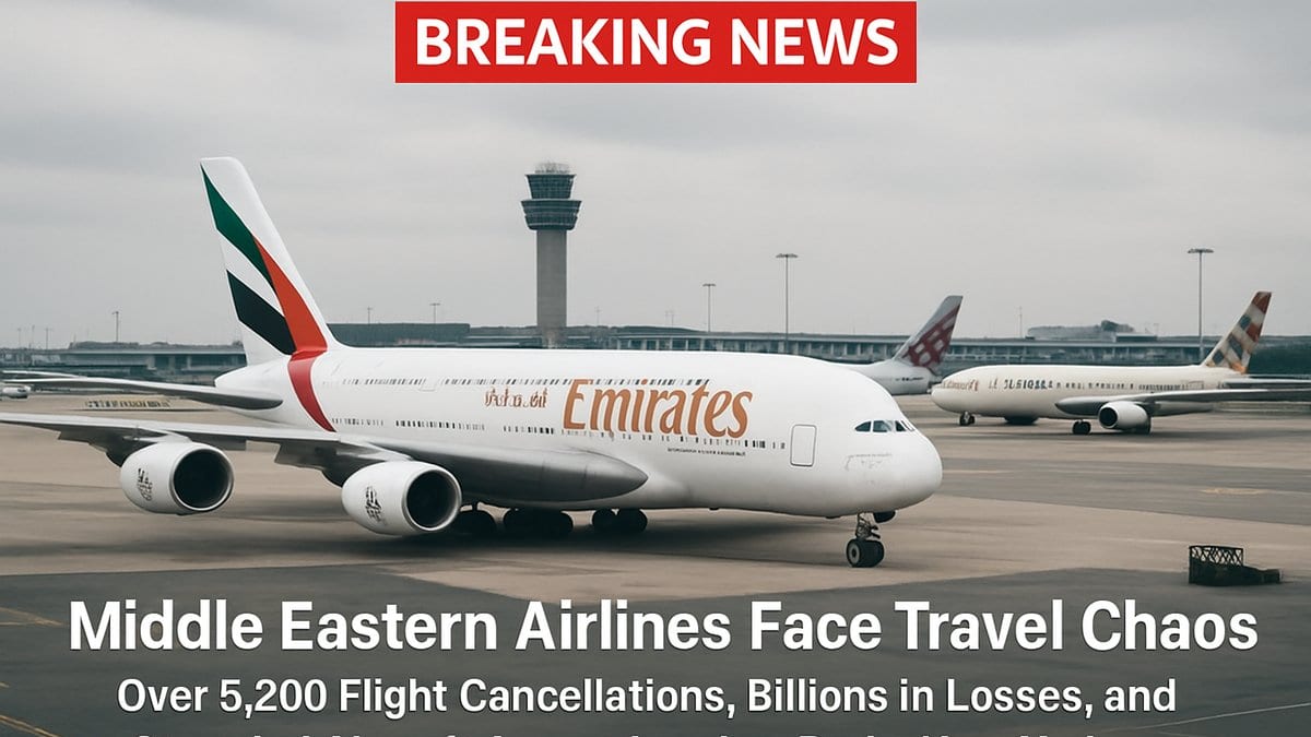 Middle East Carriers Hit by 5,200 Cancellations and Global Gridlock