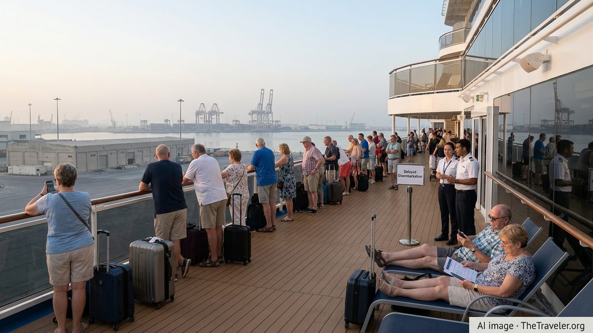 Cruise Passengers Stranded as Middle East Conflict Halts Routes