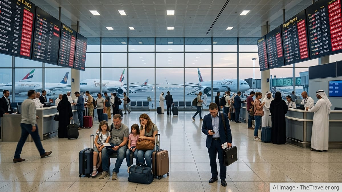 Major Airlines Extend Middle East Flight Cancellations