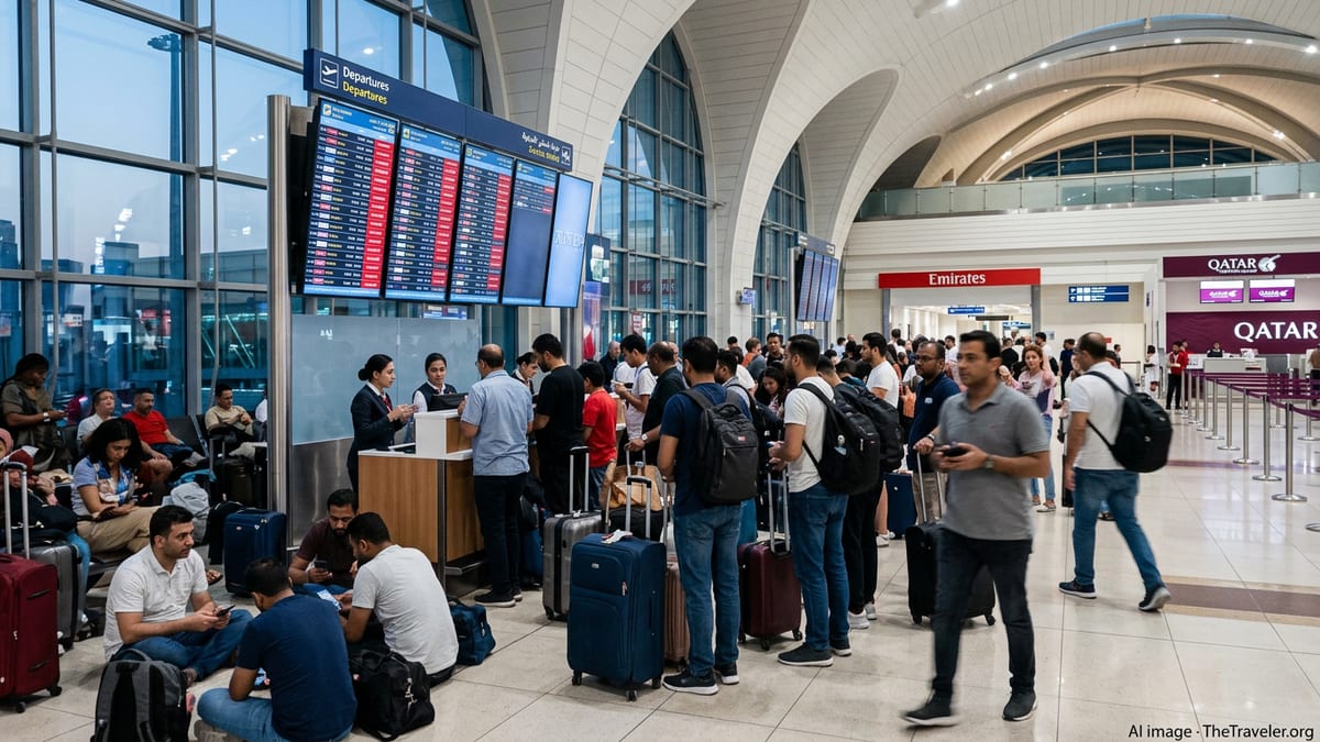 Middle East Air Chaos: 1,452 Flights Canceled as Tensions Rise