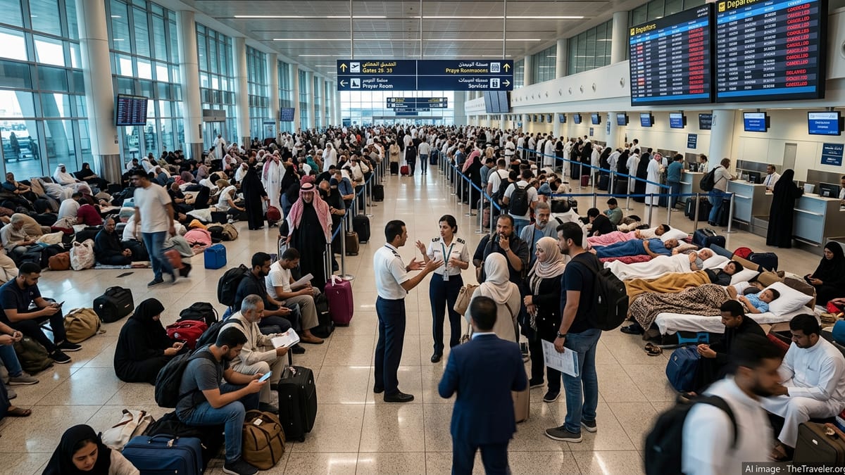 Middle East Flight Chaos Strands Thousands Across Key Hubs