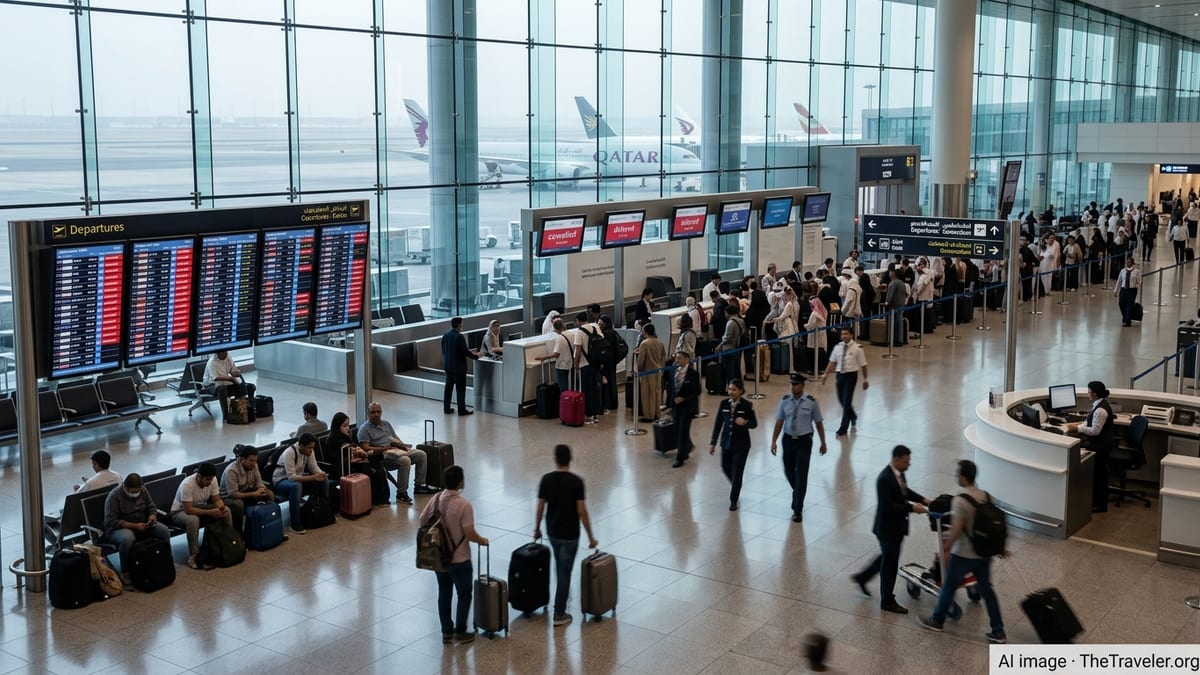 Middle East Flight Chaos Deepens Amid Airspace Restrictions