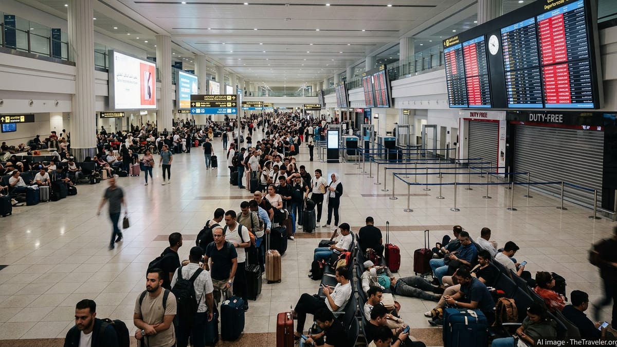 Missile Crisis Traps Tourists as Gulf Hubs Shut Down