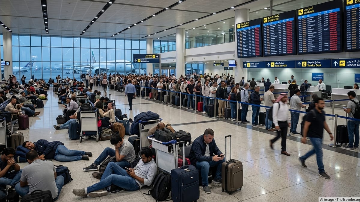 Iran Strikes Paralyze Middle East Hubs as Flights Collapse