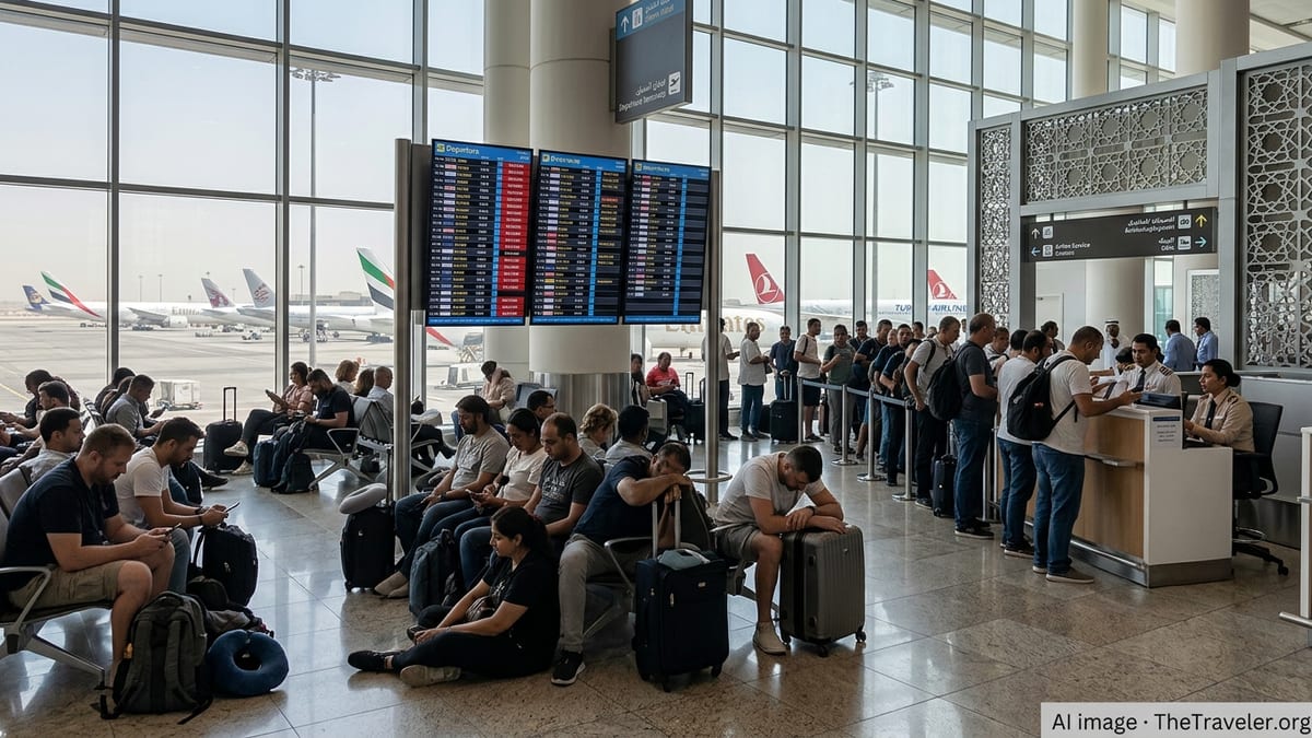 Middle East Flight Chaos Leaves Thousands Stranded