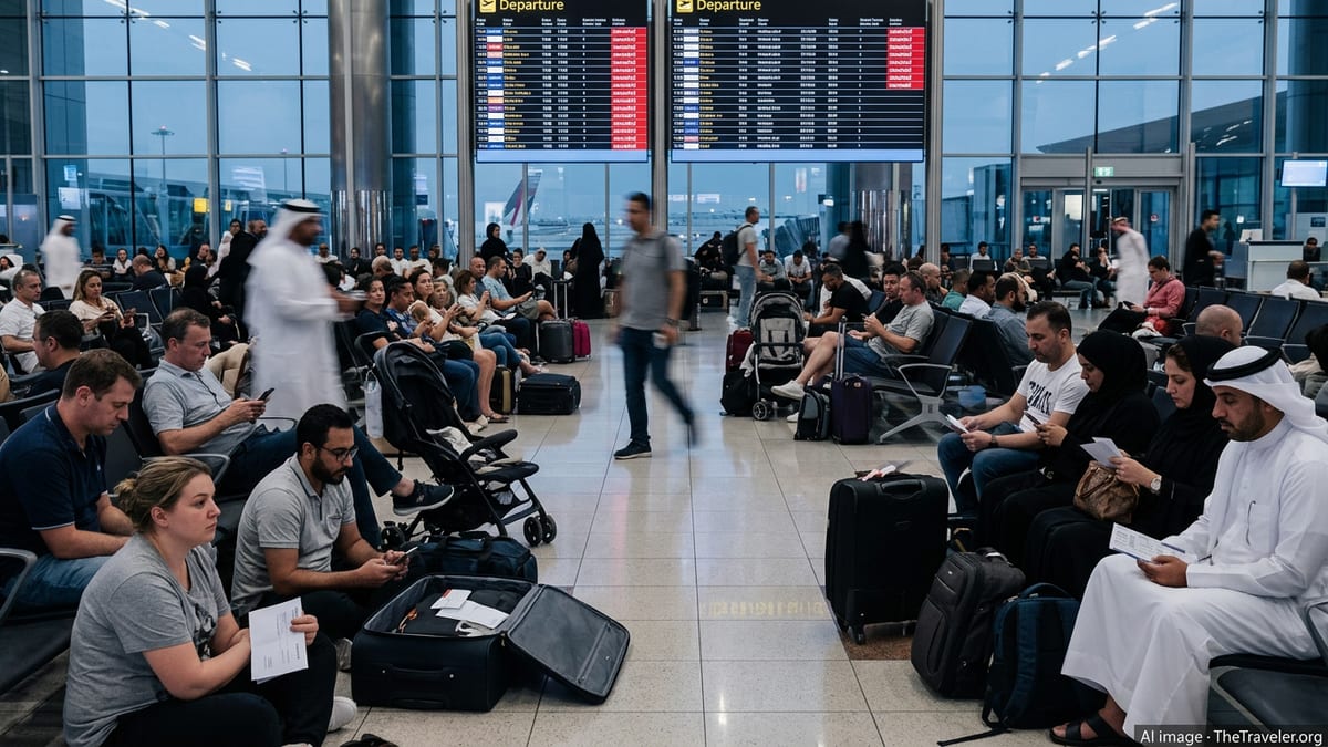 Middle East Flight Chaos Strands Thousands as Airspace Closes