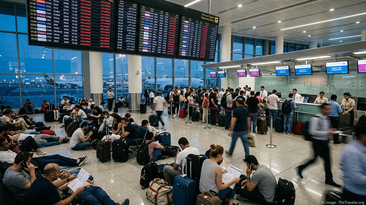 Middle East War Triggers Global Flight Chaos and Jet Surge