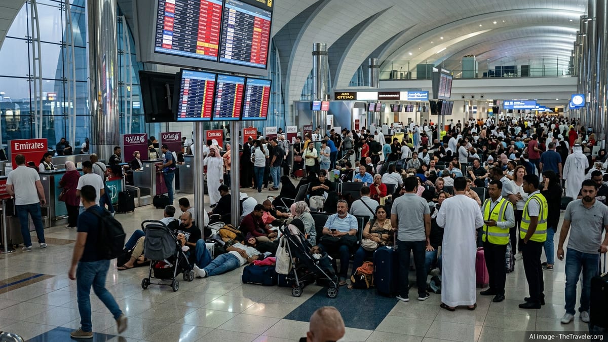Middle East Flight Chaos Strands Thousands Worldwide