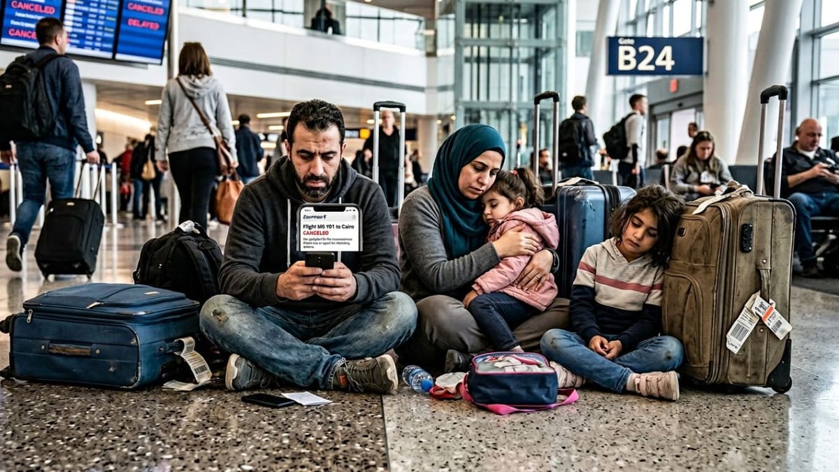 Middle East Flight Chaos Strands Travelers at Key Hubs