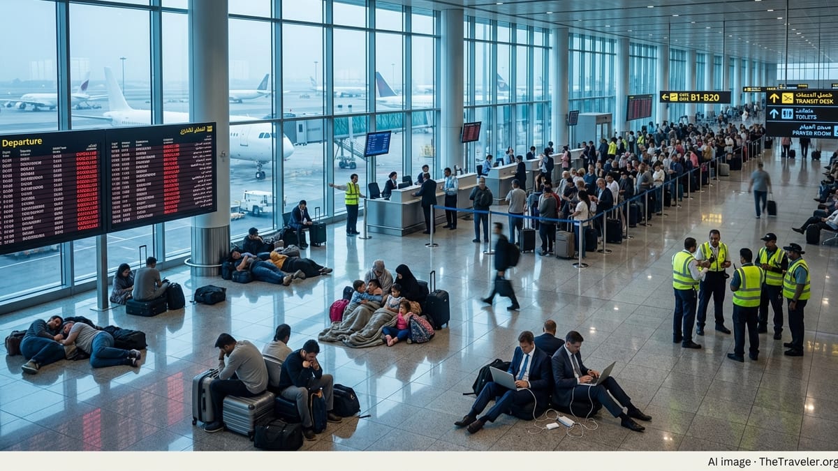 Middle East War Triggers Global Flight Chaos as Hubs Go Dark