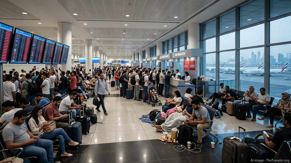 Middle East Flight Chaos Strands Hundreds as Cancellations Mount