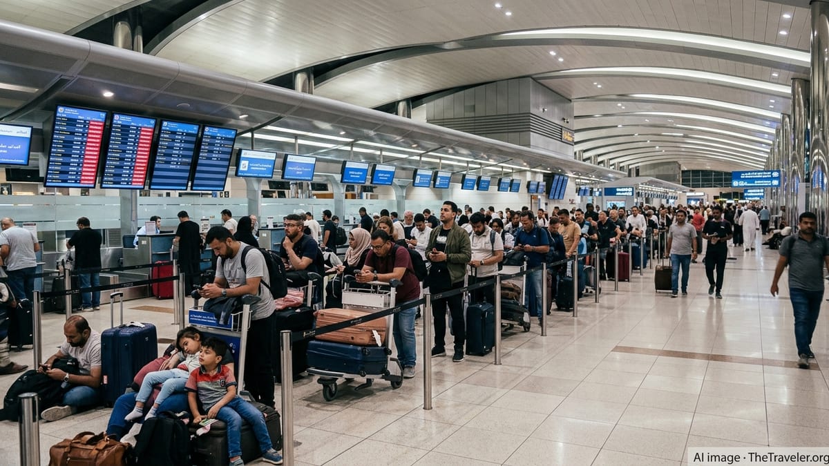 Middle East Air Chaos Strands Hundreds as Key Hubs Seize Up