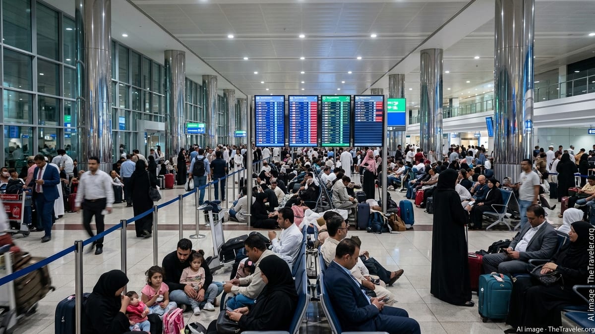 Middle East Flight Chaos Leaves Thousands Stranded Across Hubs