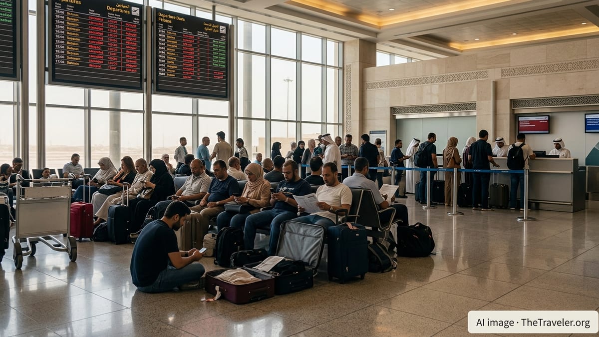 Middle East Turmoil Strands Thousands as 167 Flights Grounded