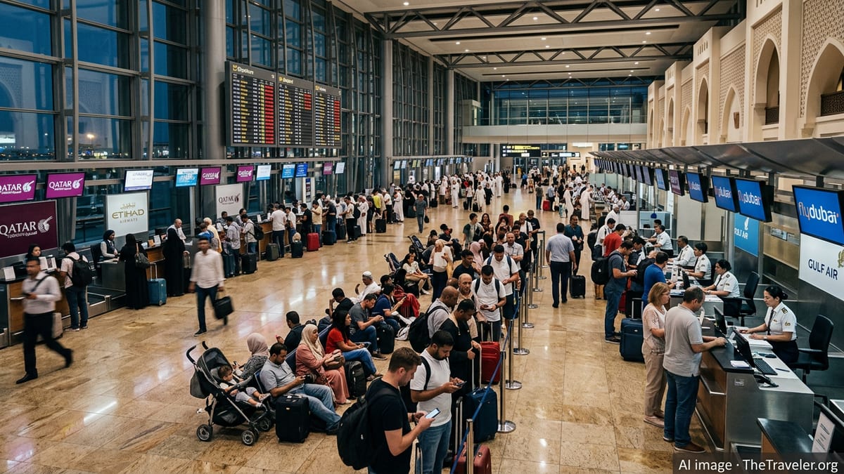 Middle East Flight Chaos Deepens With Hundreds More Disruptions