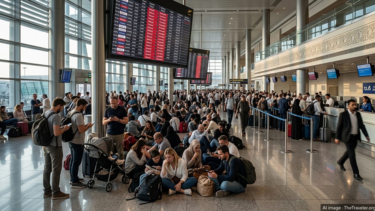 Middle East Flight Chaos Strands Thousands of Travellers