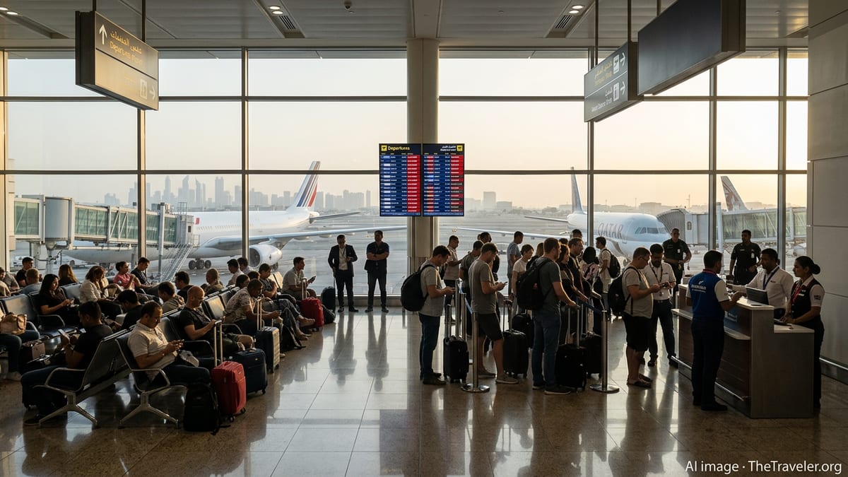 Middle East Flight Chaos Deepens as KLM, Qatar Airways Halt Routes