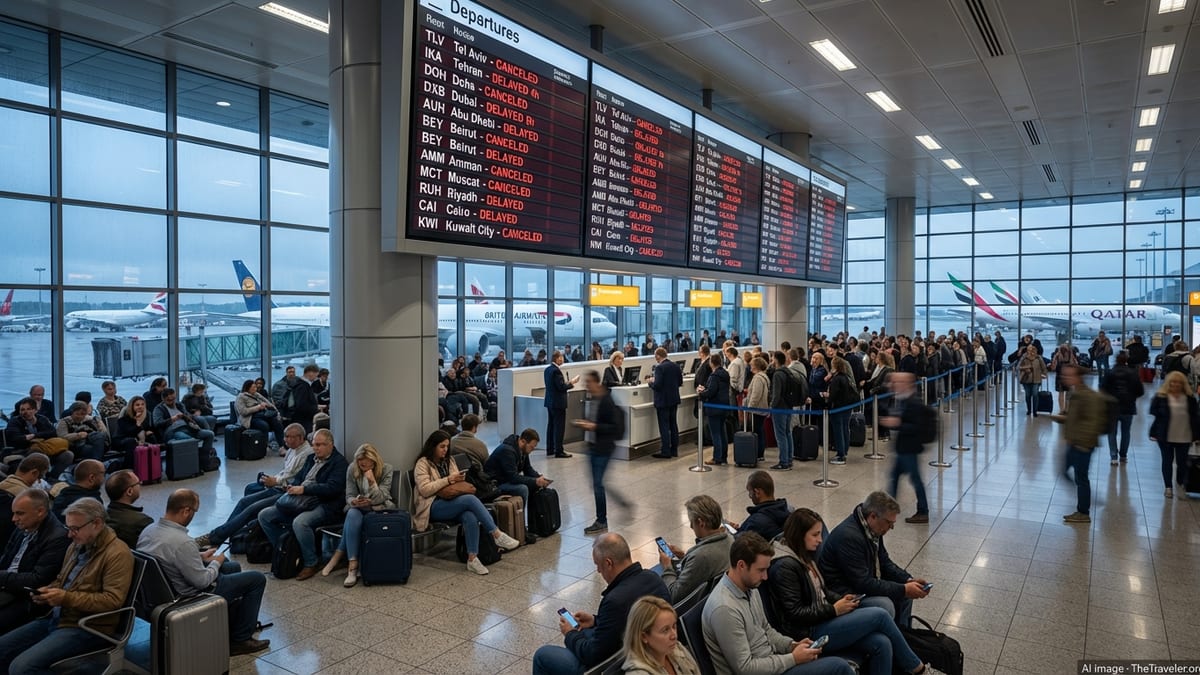 Major Airlines Halt Middle East Flights After US-Israel Iran Strikes