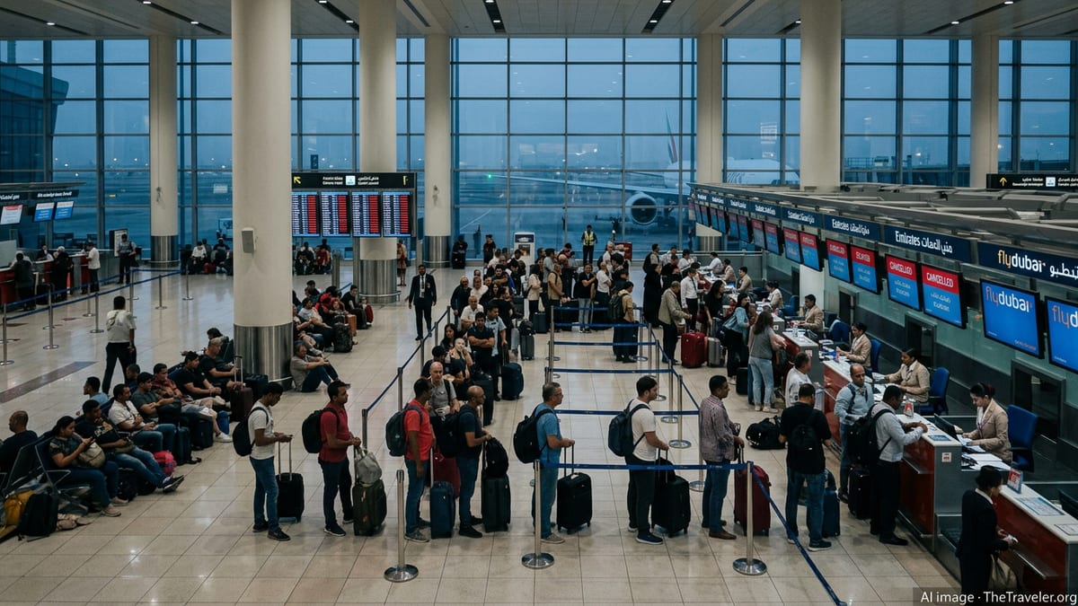 Middle East Flight Chaos Deepens as Major Carriers Cut Routes