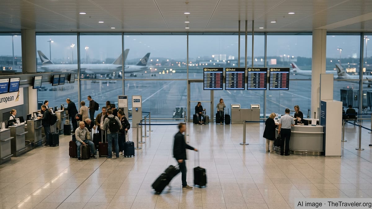 European and US Carriers Halt Key Middle East Routes