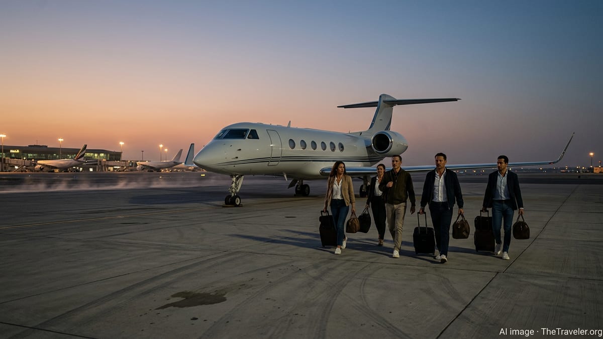 $232,000 Escapes: Private Jet Demand Surges as Gulf Flights Halt