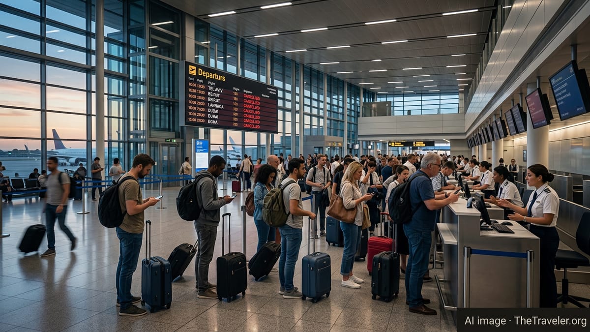 Middle East Conflict Triggers Sharp Spike in Travel Cancellations