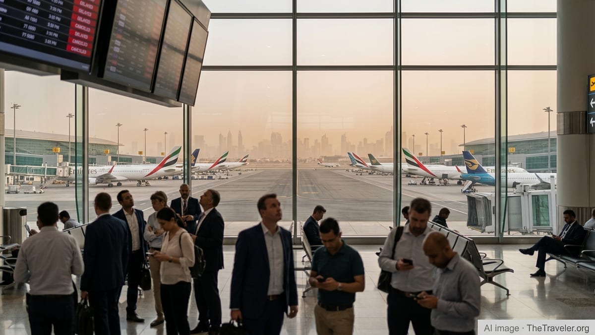Middle East Tensions Rewrite Global Flight and Transit Maps