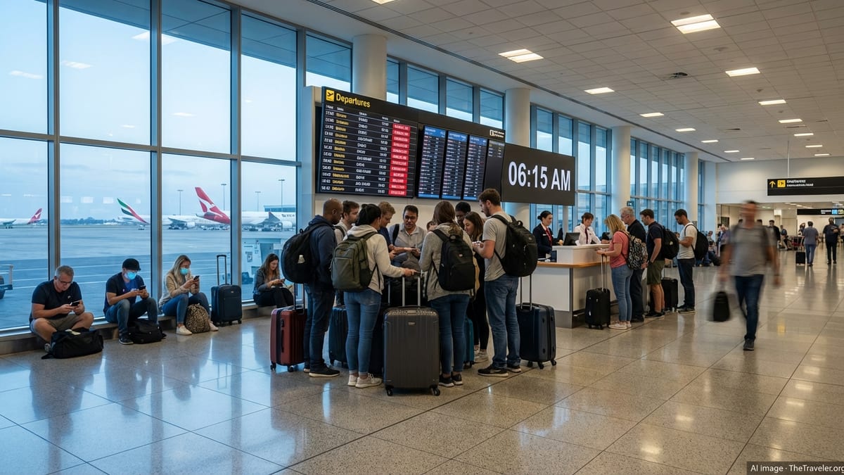 Middle East Flight Chaos: Australians Told to Stay Alert