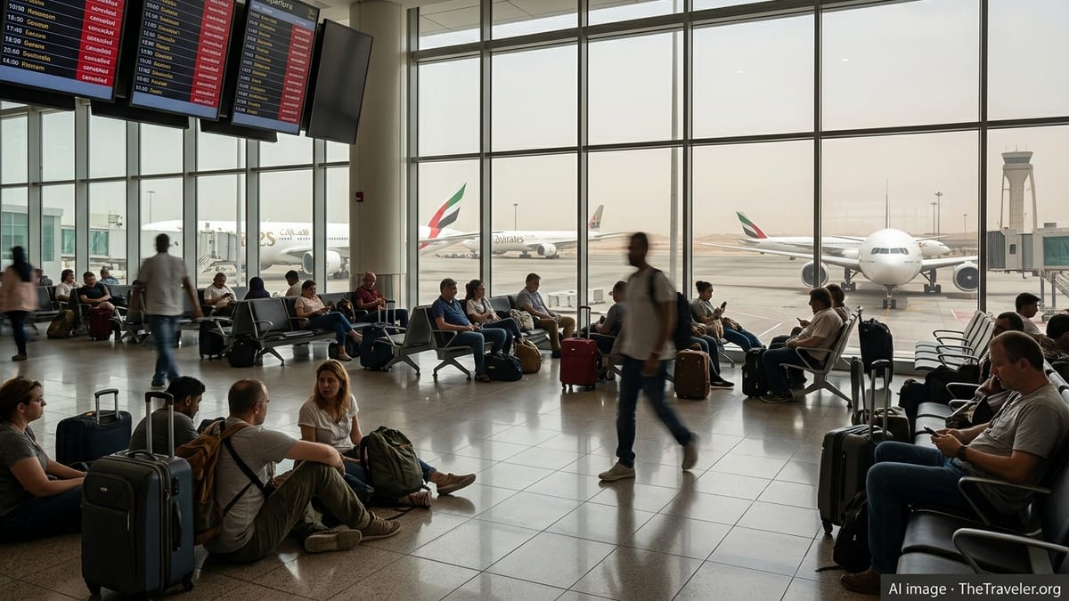 Travel Warnings Expand as Middle East Crisis Grounds Flights