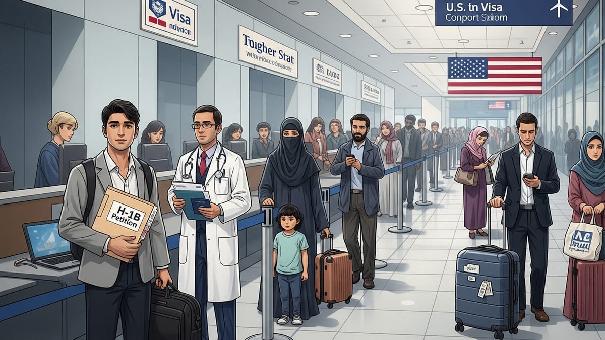 Stricter U.S. Visa Rules Bring Longer Waits, Higher Costs for Middle East Travelers