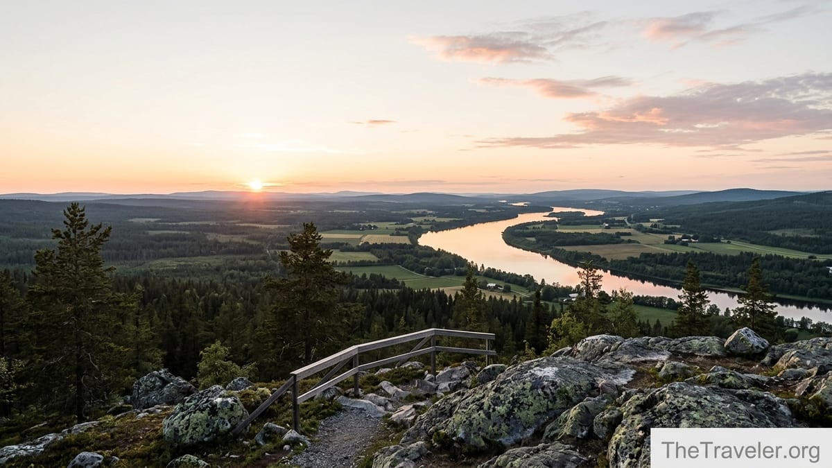 Midnight Sun at Aavasaksa: A Lapland Hilltop I Will Never Forget