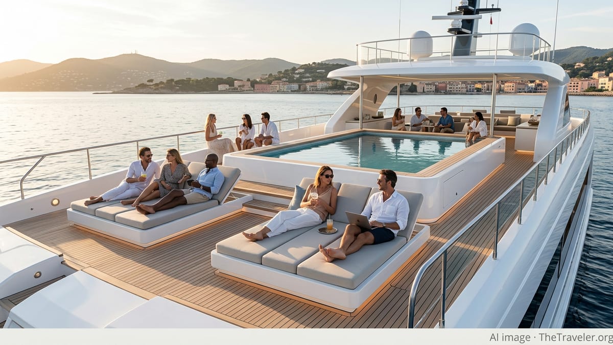 Luxury Yachts at Sea Lure Millennials and Gen X Cruisers