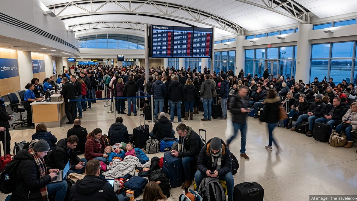Flight Disruptions Strand Hundreds at Milwaukee Airport