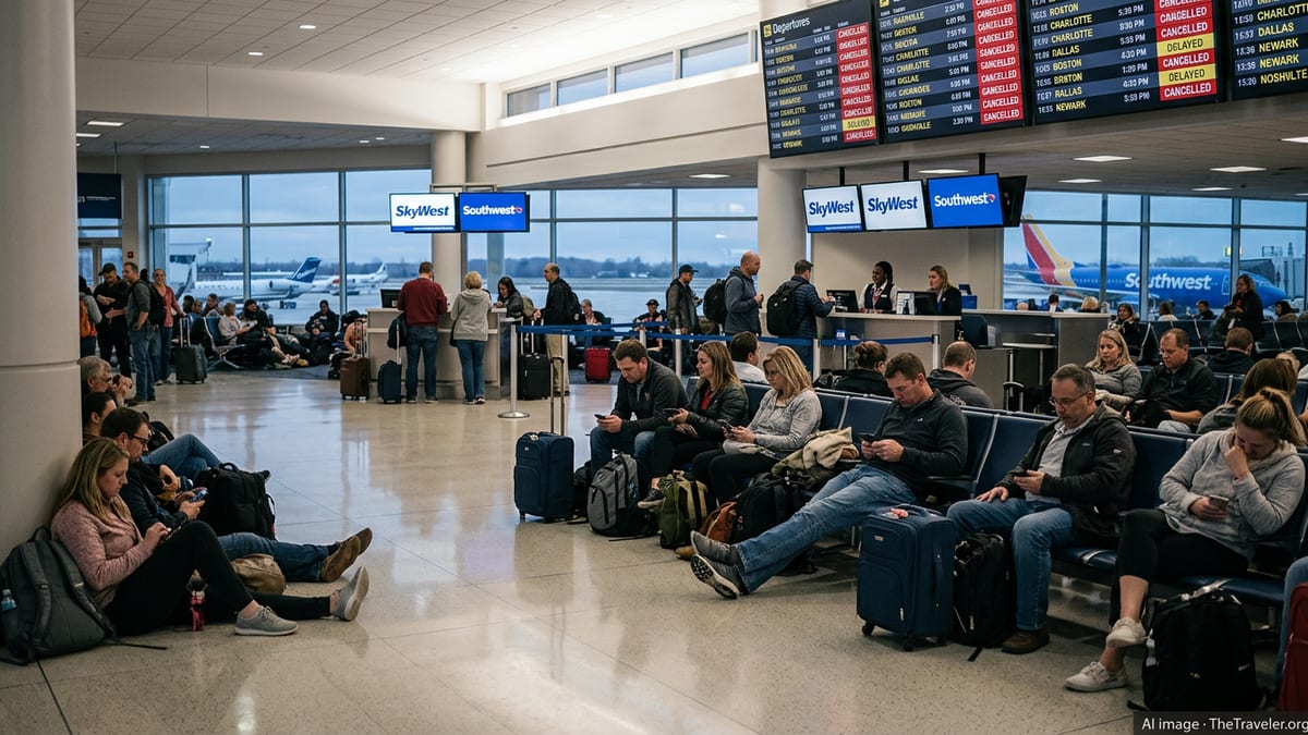 Milwaukee Fliers Stranded as SkyWest, Southwest Cancel Flights