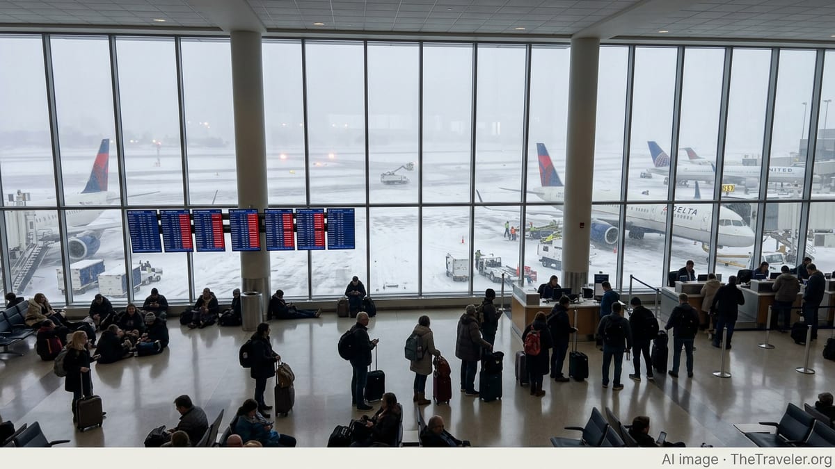 Severe Weather Triggers Massive Flight Chaos From Minneapolis