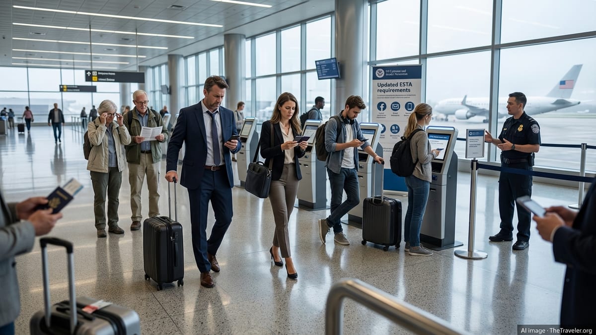 Business Travel Industry Pushes Back on US Plan for Mandatory ESTA Social Media Checks