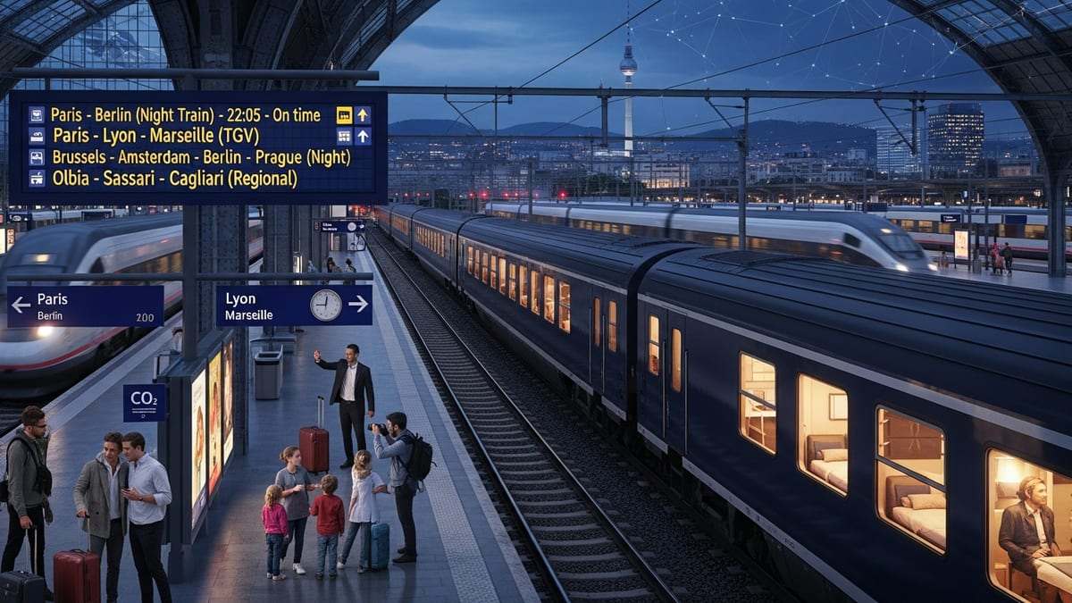 Paris–Berlin Night Train Leads Europe’s 2026 Rail Revival