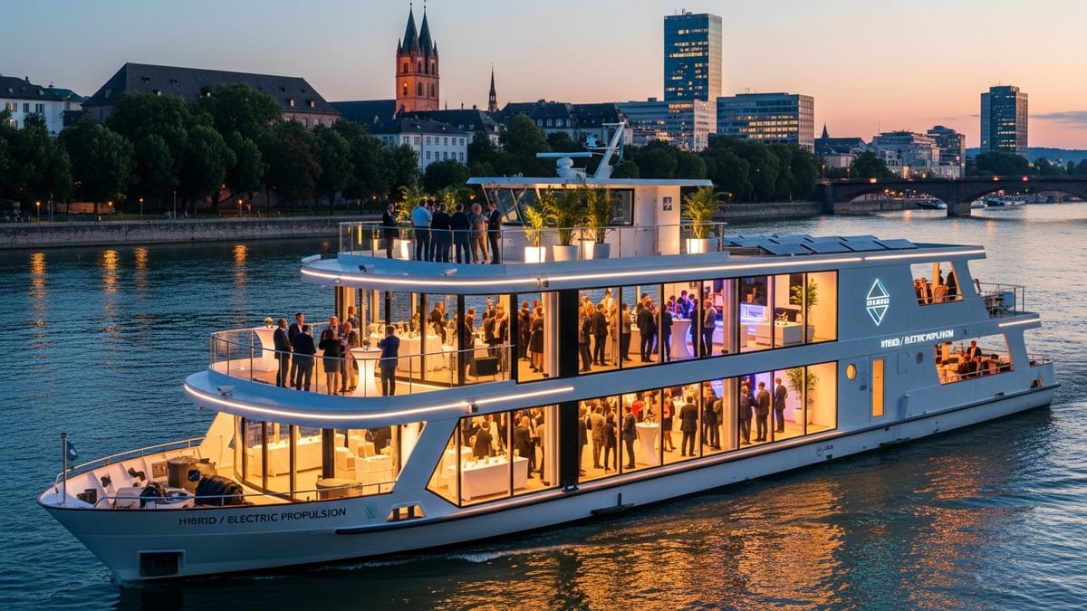 United Waterways Turns Basel Into Latest Hub for Sustainable Floating Event Venues
