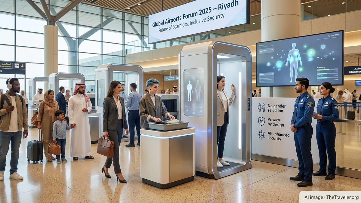 Global Airports Forum Unveils Gender-Neutral Body Scanners For Faster, Fairer Security