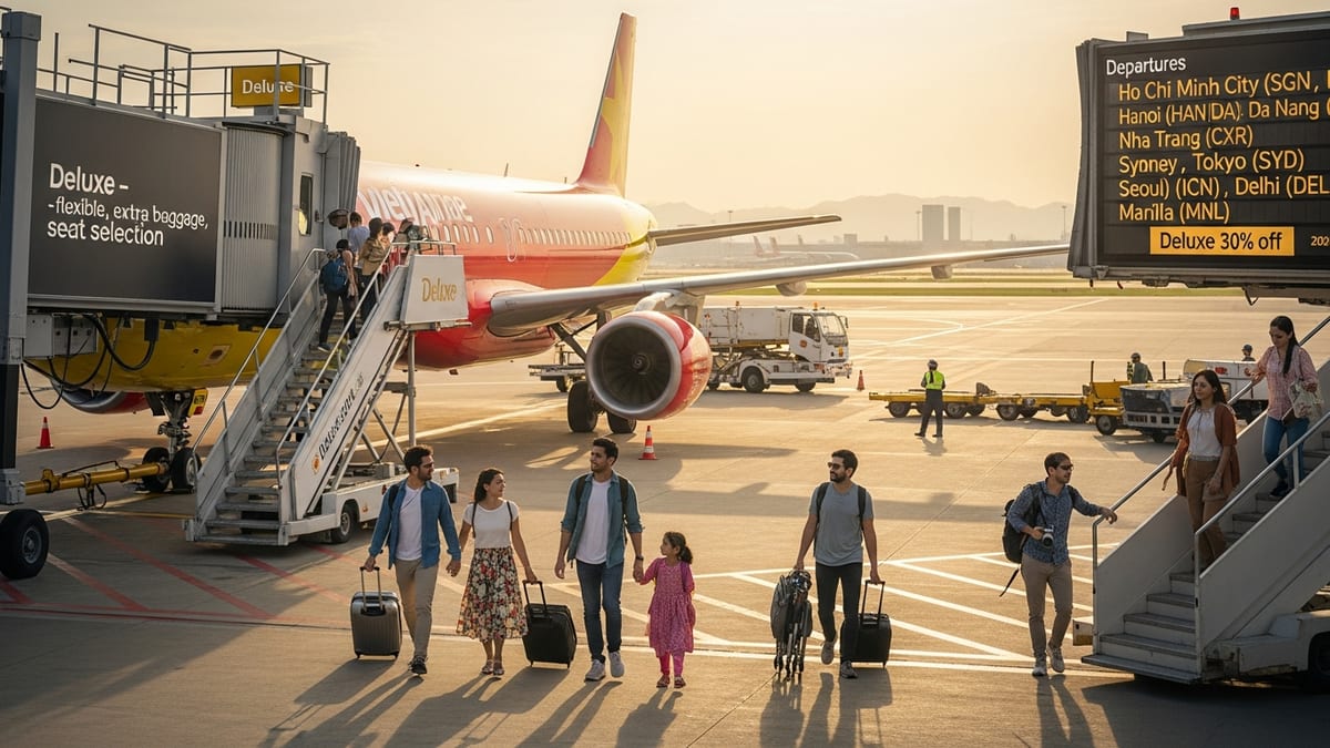 Vietjet Slashes Deluxe Fares by 30% on Vietnam and Asia Routes in 2026