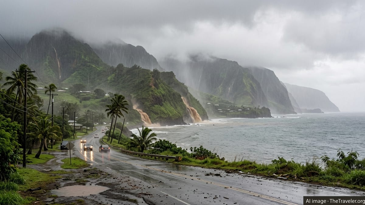 Molokaʻi and Lānaʻi Face Flood Chaos as Kona Storm Stalls