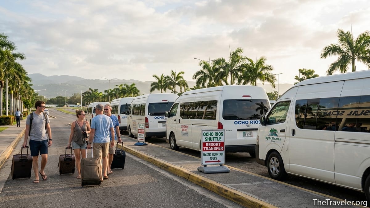 Montego Bay Airport to Ocho Rios: Best Transfer Options