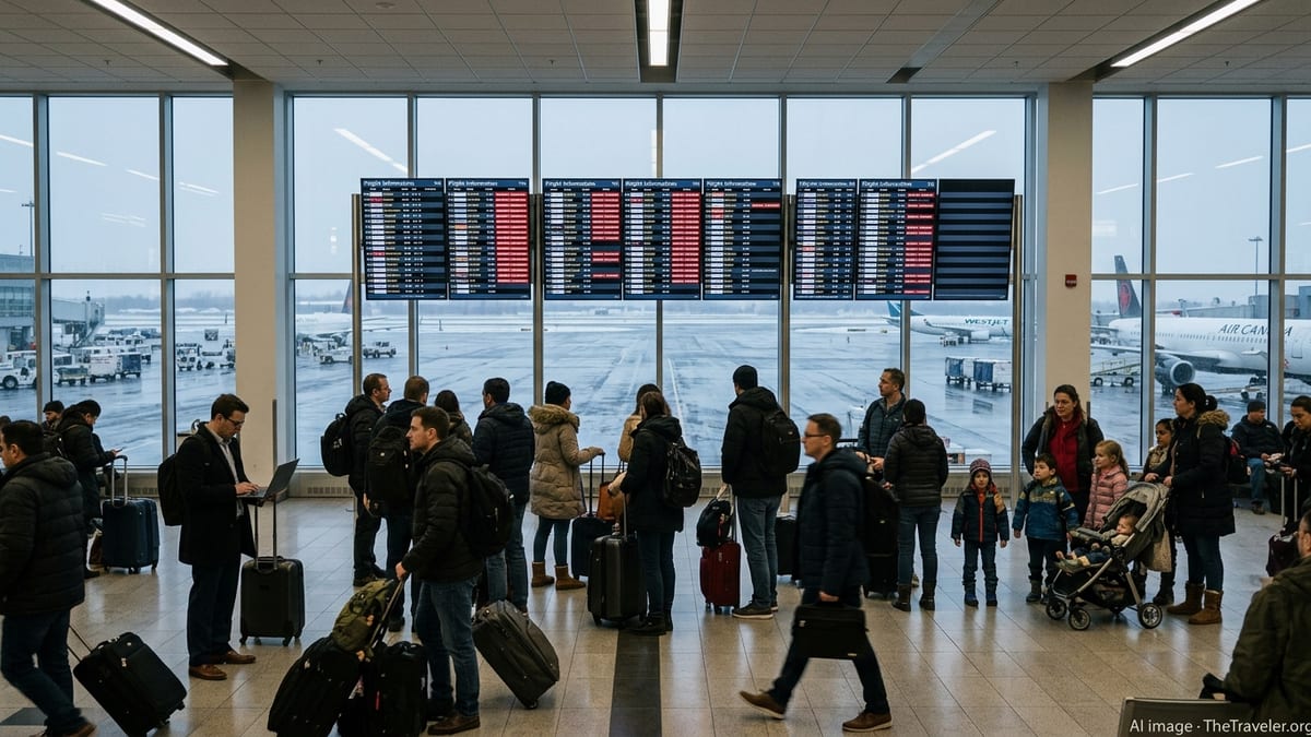 Cancellations and Delays Snarl Departures at Montreal–Trudeau