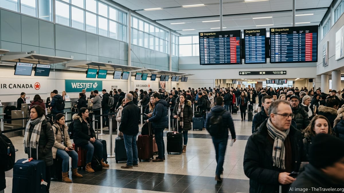 Travel Chaos at Montreal-Trudeau as Major Airlines Stall