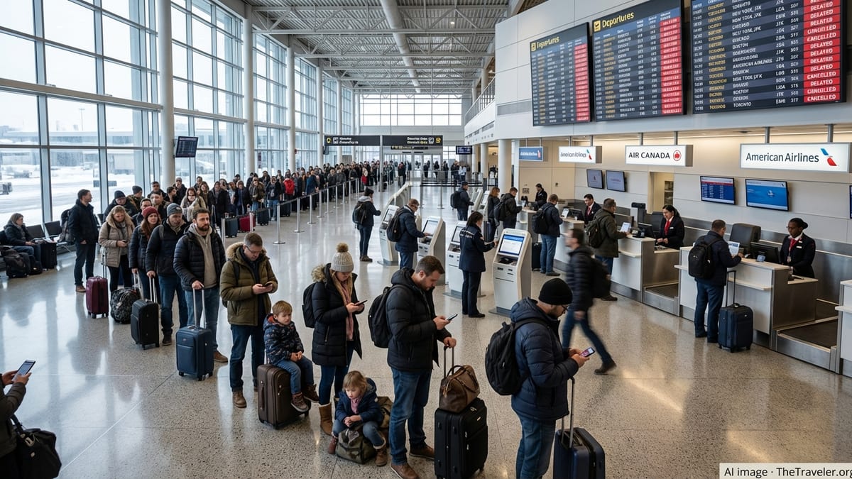 Montreal-Trudeau Delays Snarl Links to Toronto and U.S.