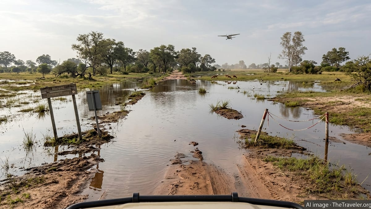 Moremi Game Reserve Reopening Pushed Back Amid Ongoing Flooding