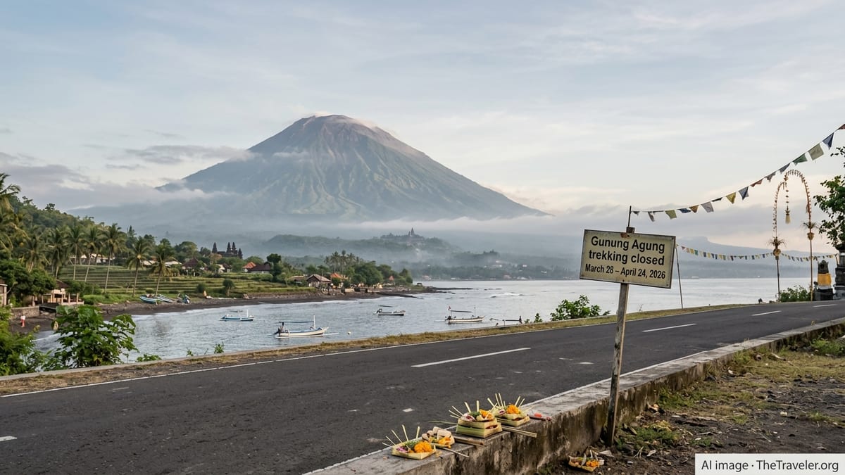 Mount Agung Closes to Trekkers for 2026 Sacred Ceremonies